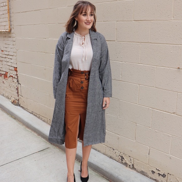 Paperbag Midi Skirt ❤️HP❤️ - Picture 3 of 9